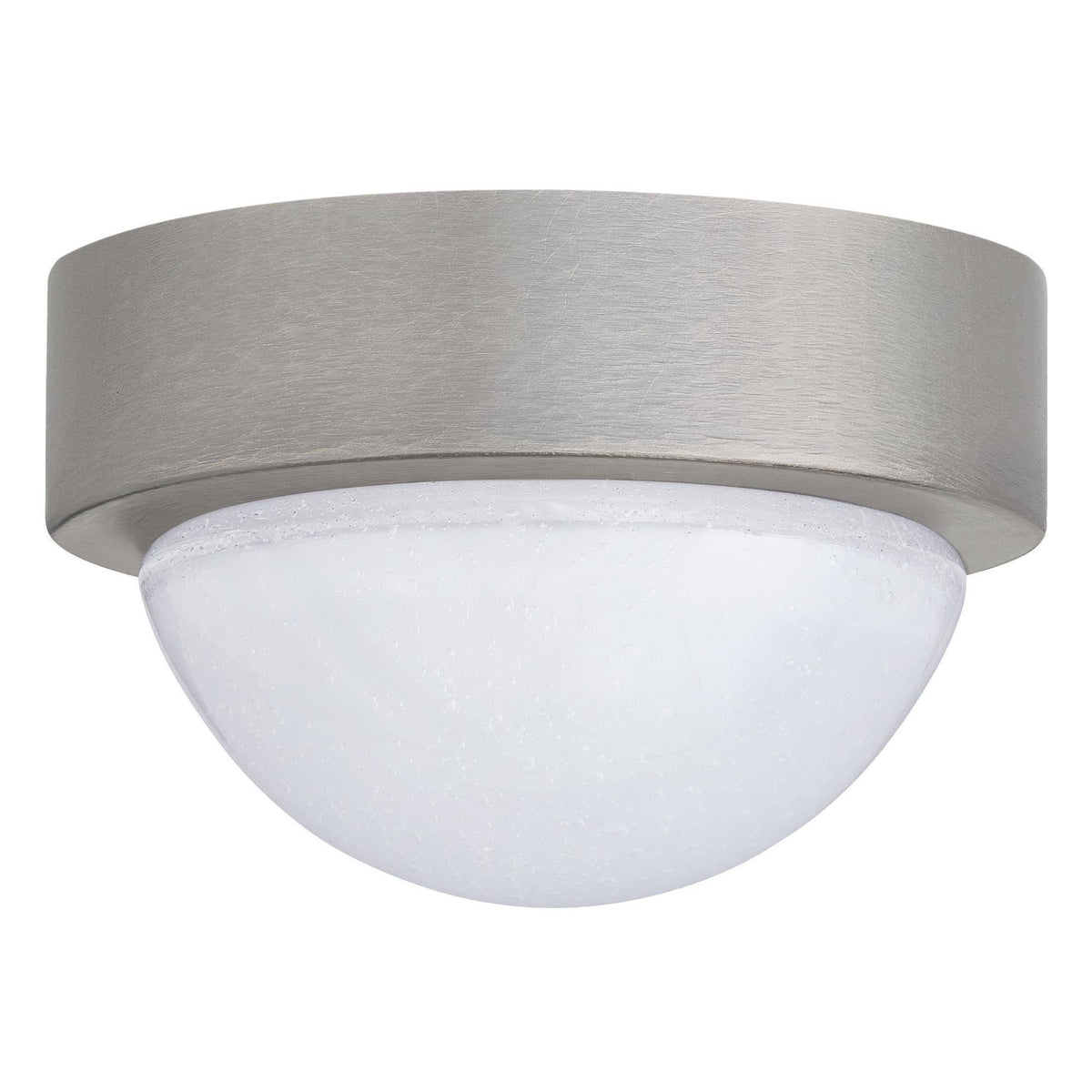 Sculptural Lennon Flush Mount – Silver