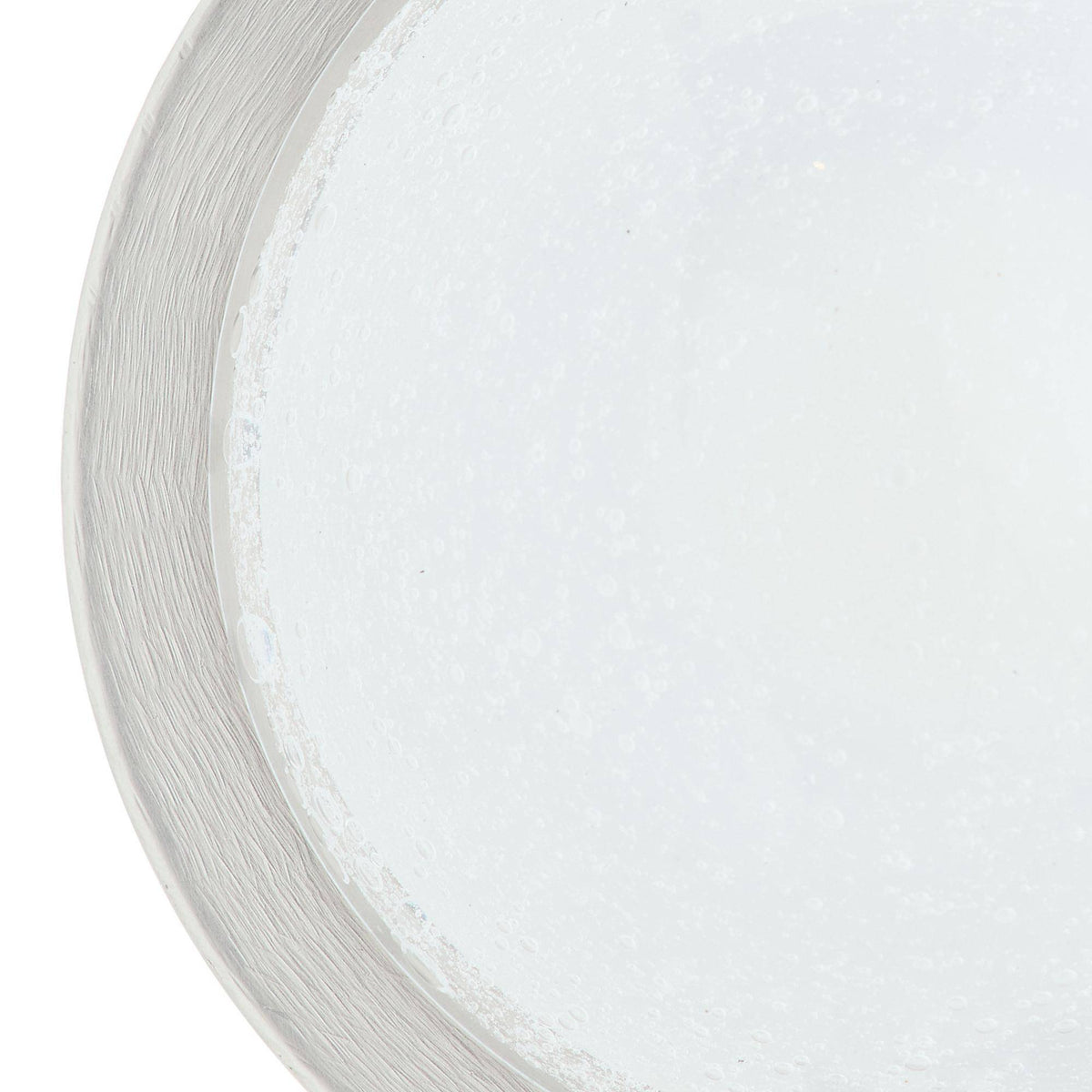 Sculptural Lennon Flush Mount – Silver