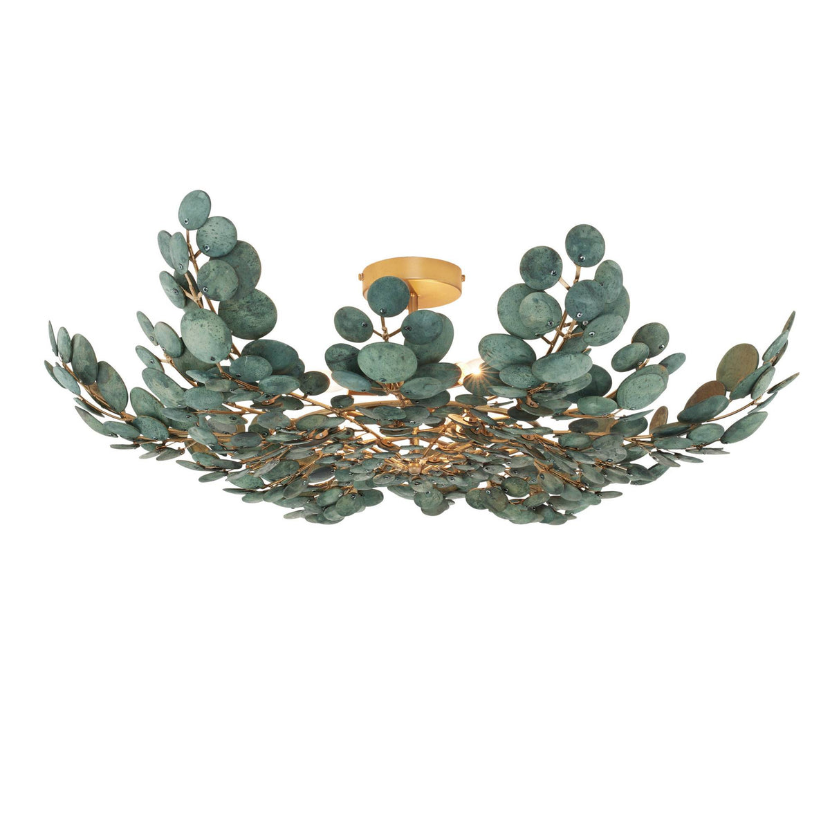 Heritage Bilal Flush Mount – Blue