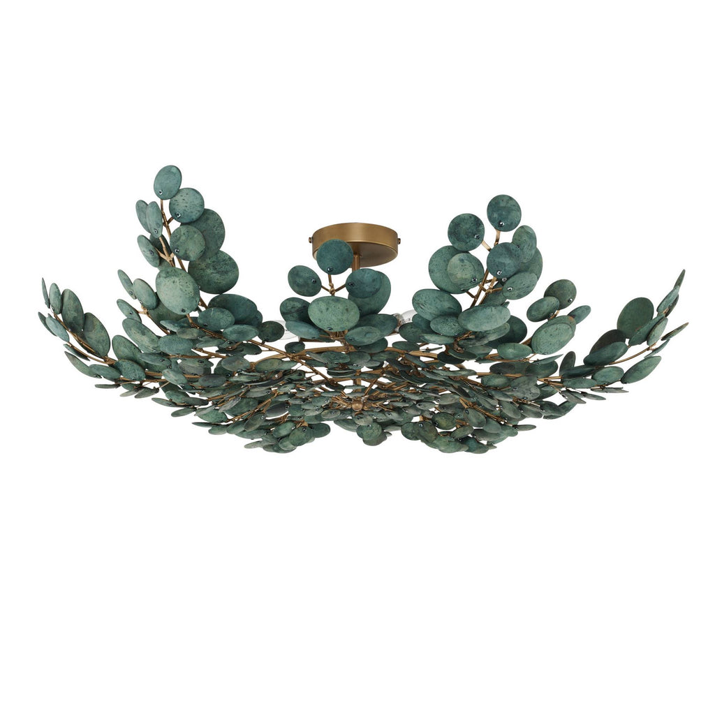 Heritage Bilal Flush Mount – Blue