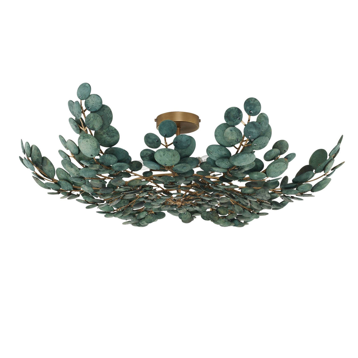 Heritage Bilal Flush Mount – Blue