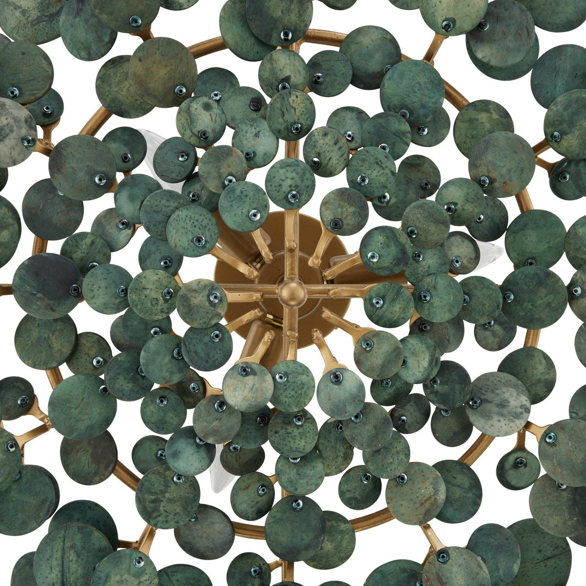Heritage Bilal Flush Mount – Blue