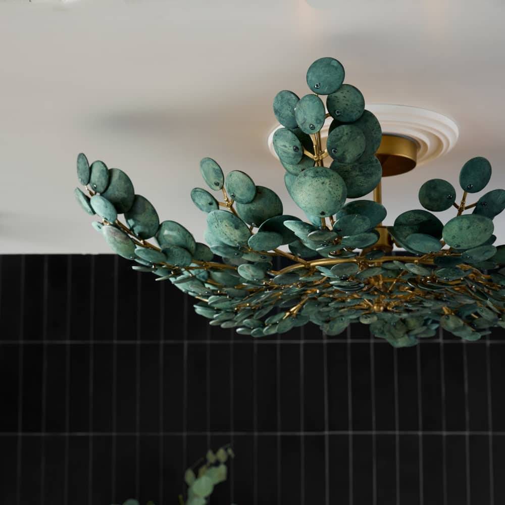 Heritage Bilal Flush Mount, alternate view
