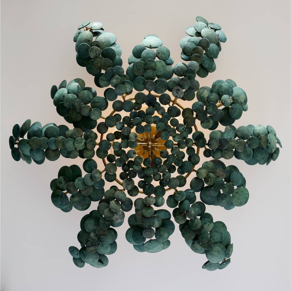 Heritage Bilal Flush Mount – Blue