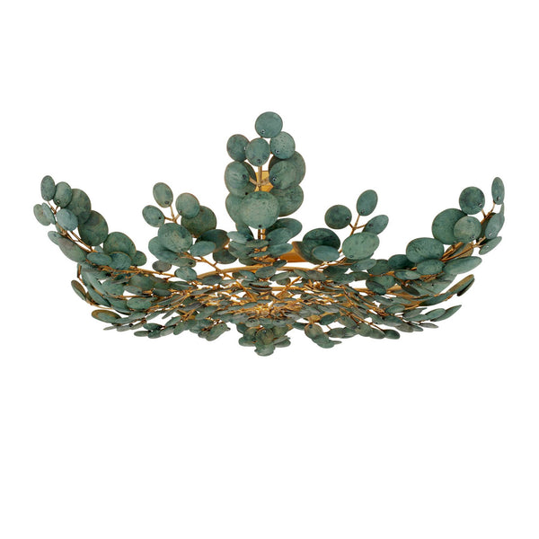 Heritage Bilal Flush Mount – Blue