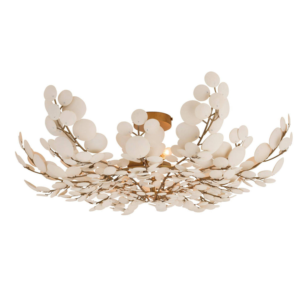 Heritage Bilal Flush Mount – White