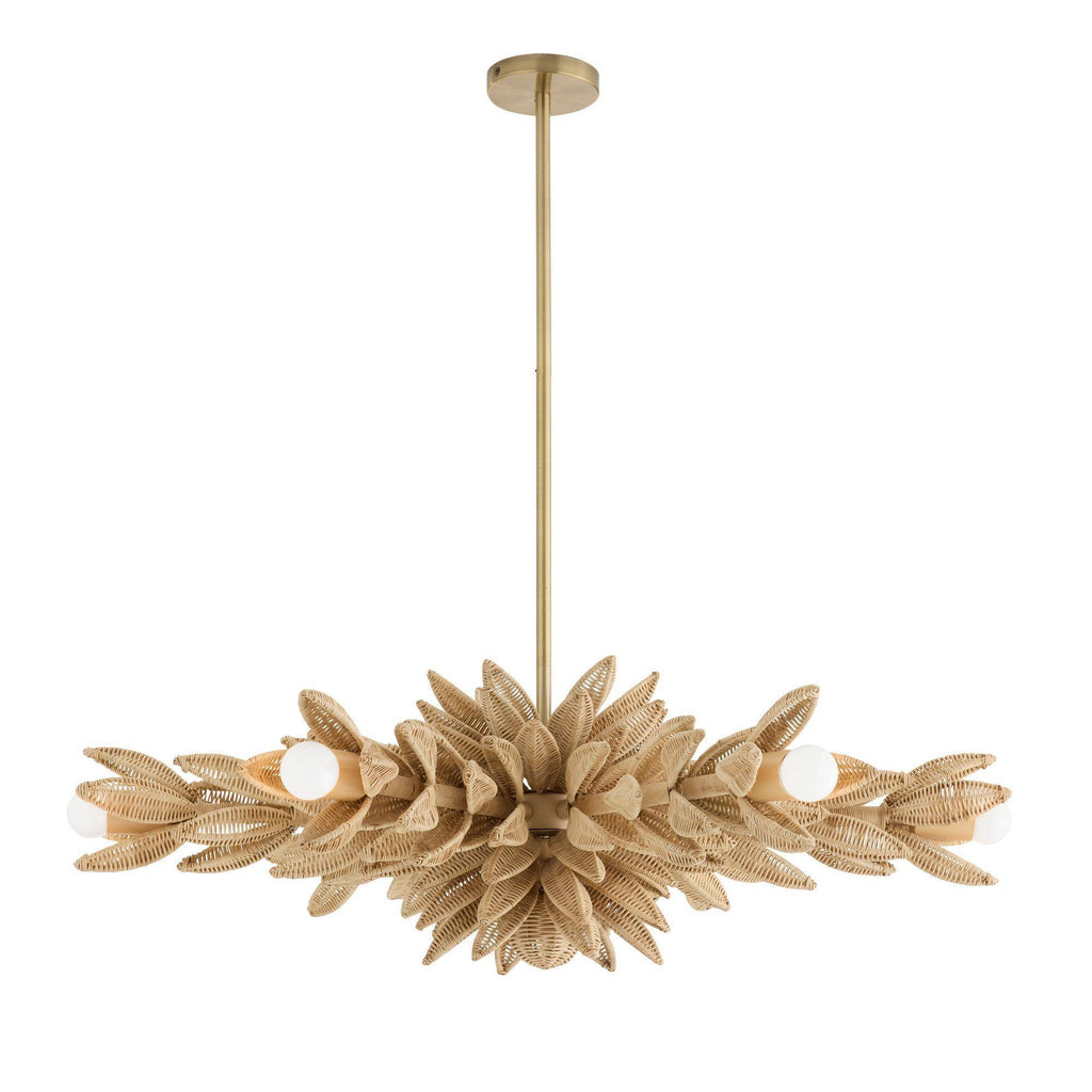 Sculptural Kasai Semi-Flush