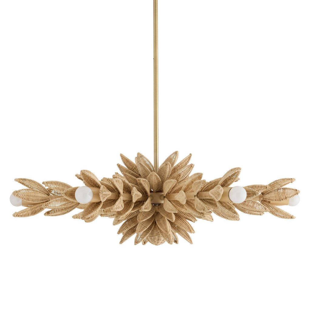 Sculptural Kasai Semi-Flush