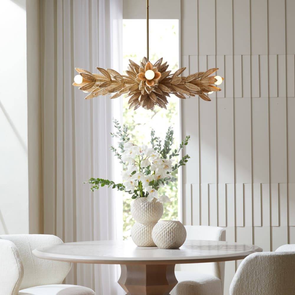Sculptural Kasai Semi-Flush, alternate view
