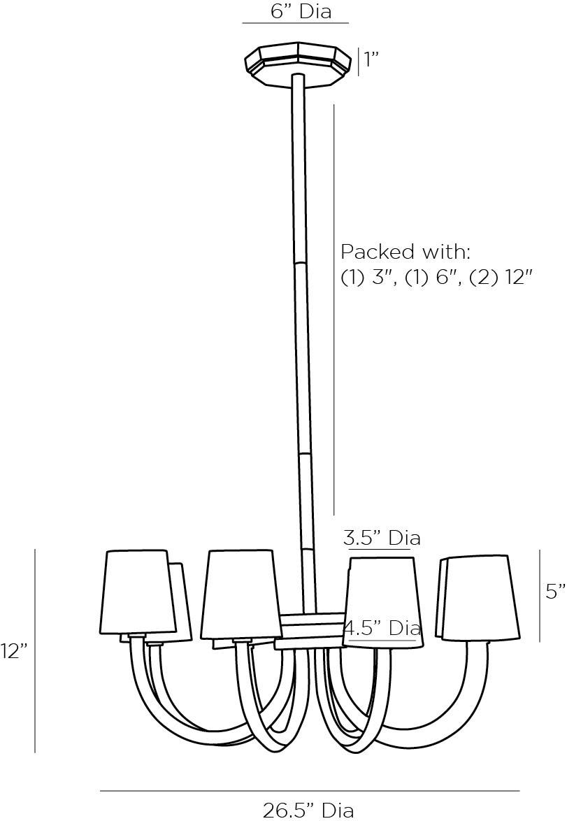 Artisan Gaetano Chandelier