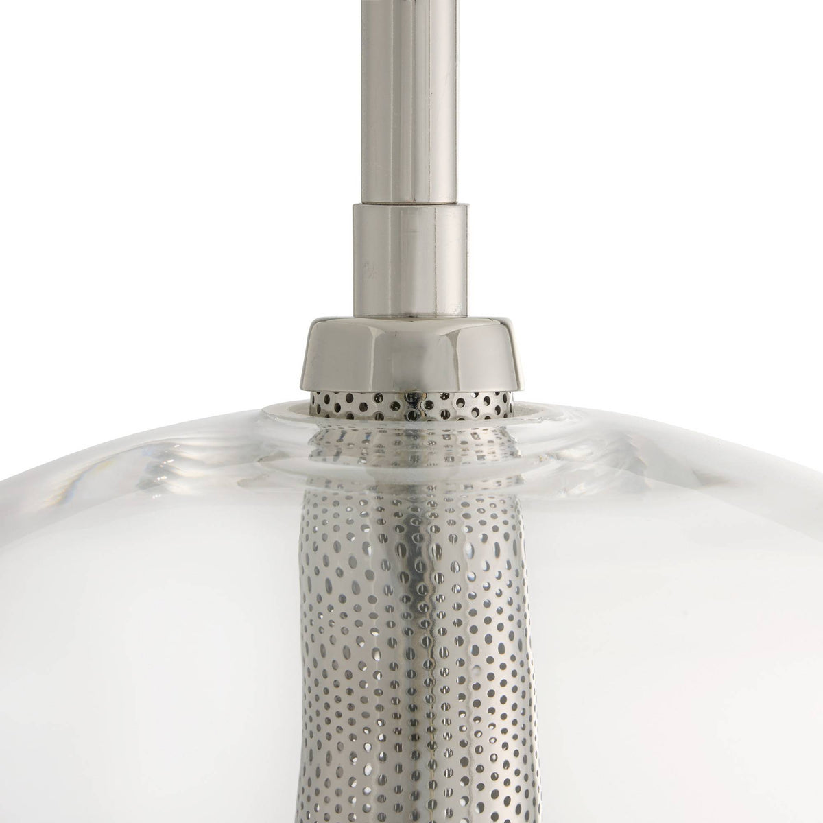 Sculptural Caviar Adjustable Large Pendant