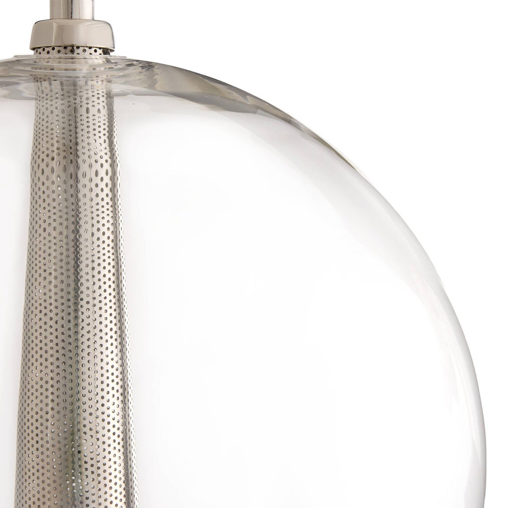 Sculptural Caviar Adjustable Large Pendant