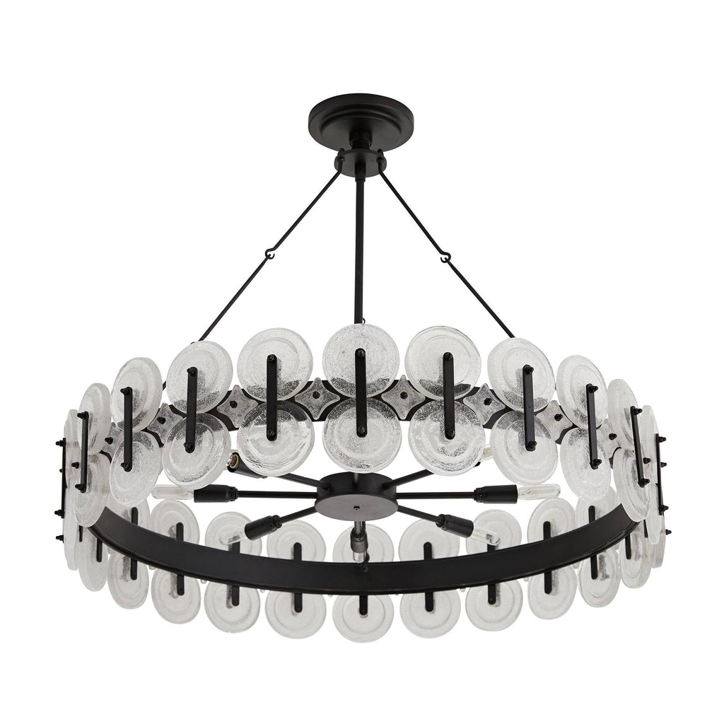 Sculptural Rondelle Chandelier