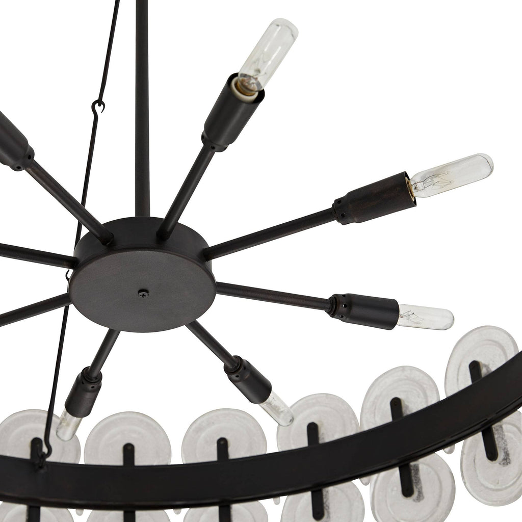 Sculptural Rondelle Chandelier