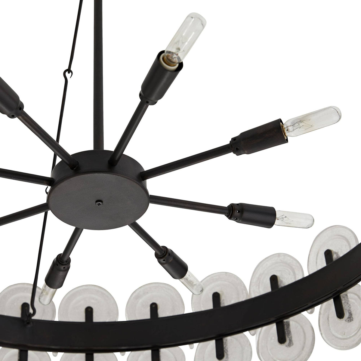 Sculptural Rondelle Chandelier