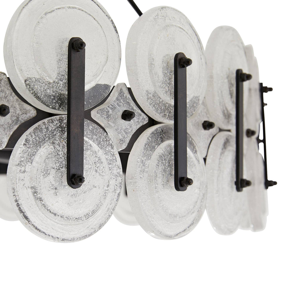 Sculptural Rondelle Chandelier