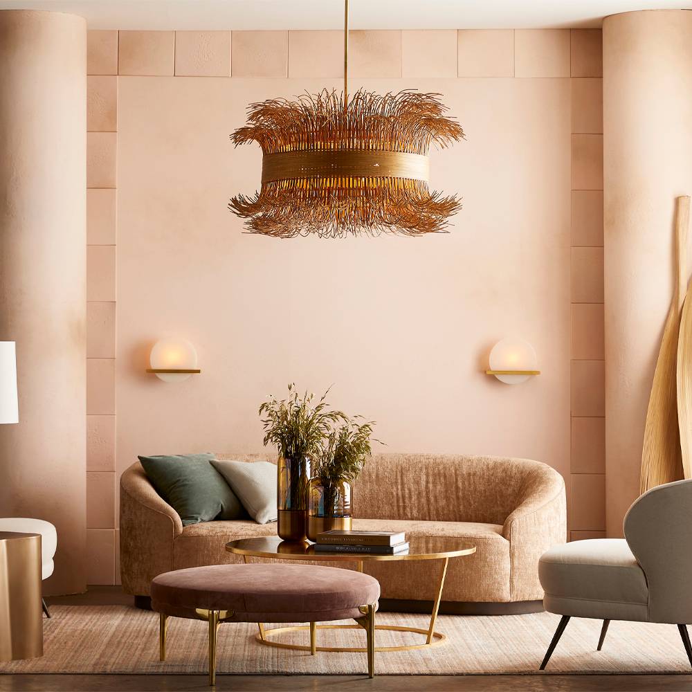 Sculptural Filamento Chandelier, alternate view