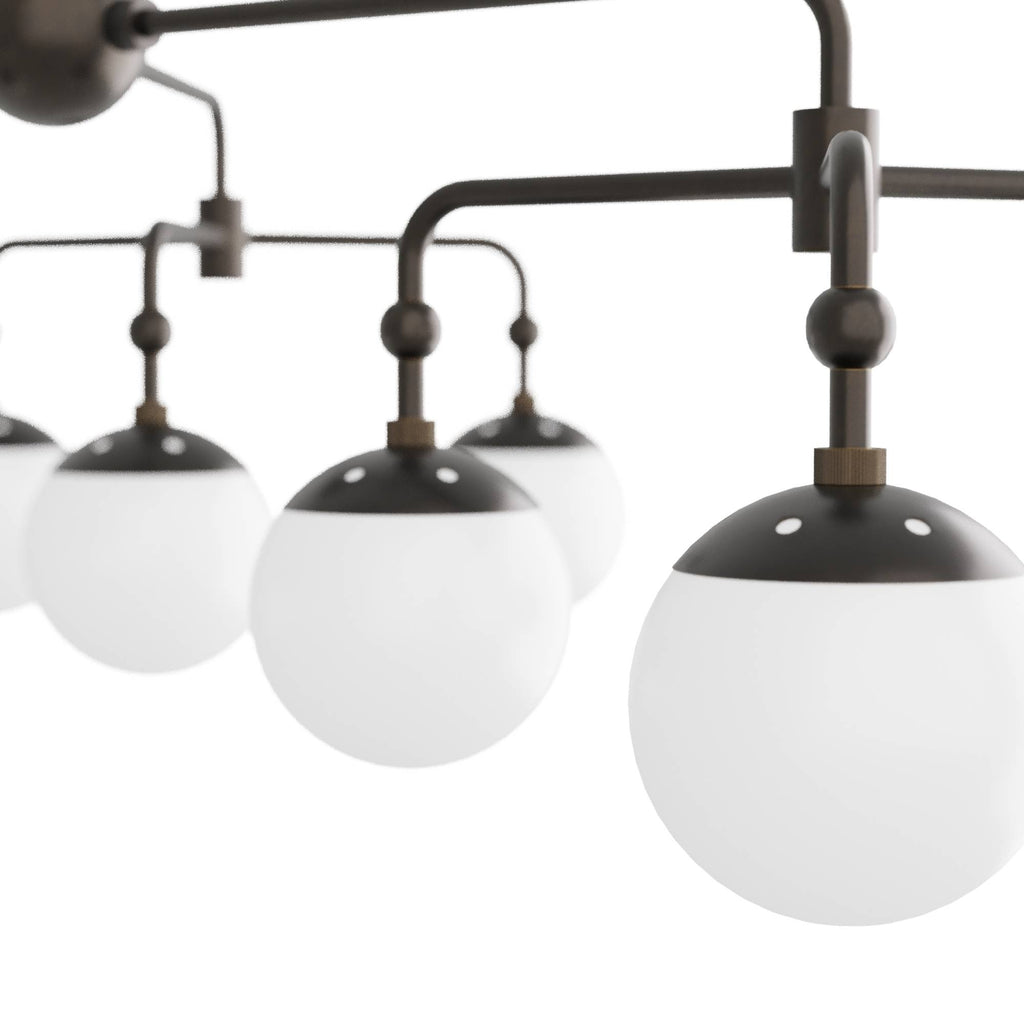 Sculptural Utica Chandelier – Black