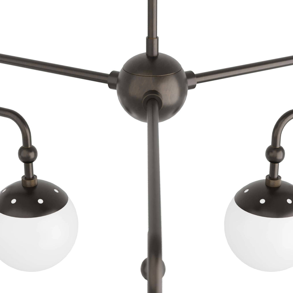 Sculptural Utica Chandelier – Black