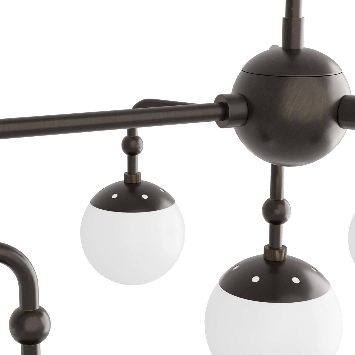 Sculptural Utica Chandelier – Black