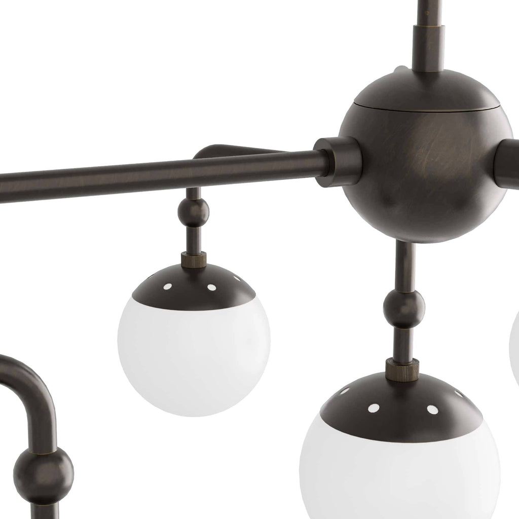 Sculptural Utica Chandelier – Black