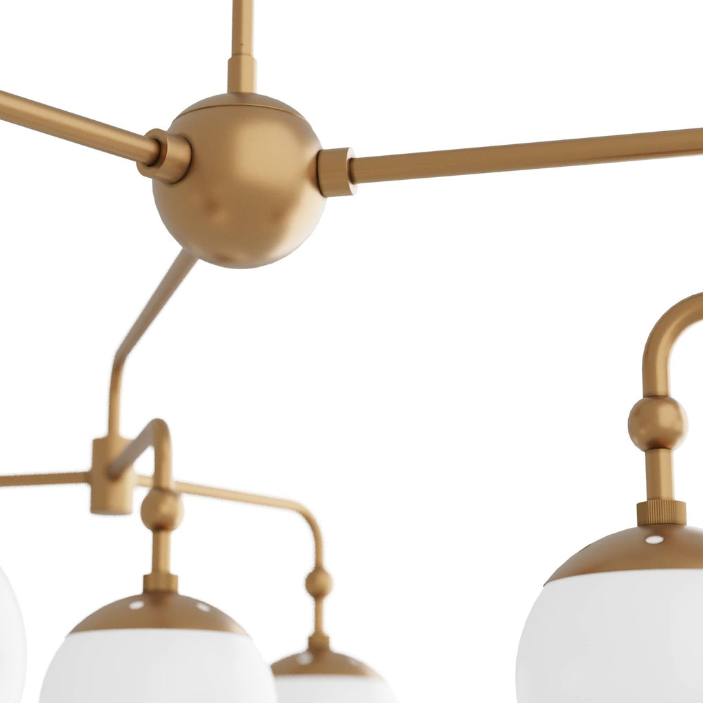 Sculptural Utica Chandelier, alternate view
