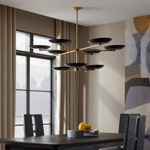 Artisan Griffith Two Tiered Chandelier, alternate view