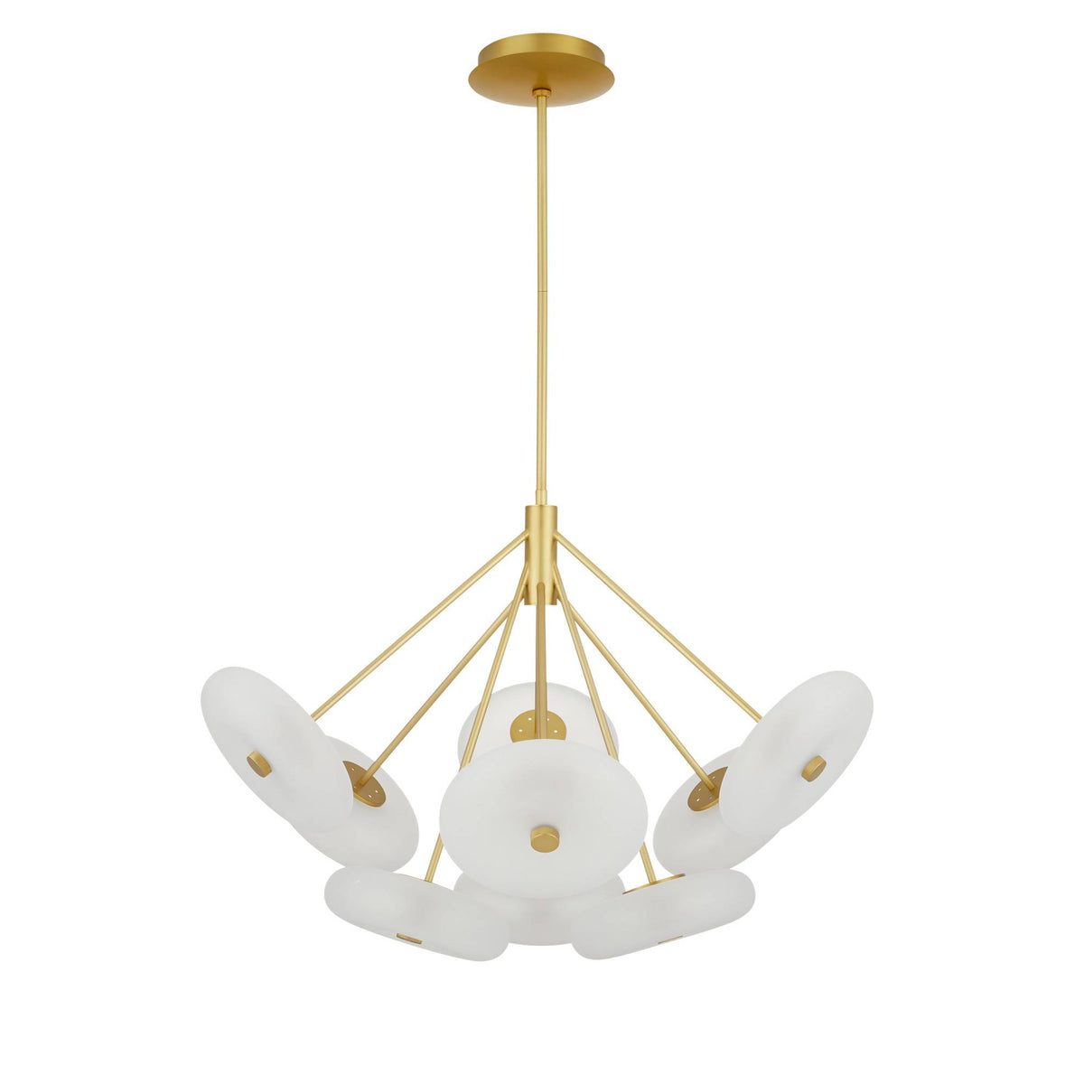 Sculptural Helios Chandelier