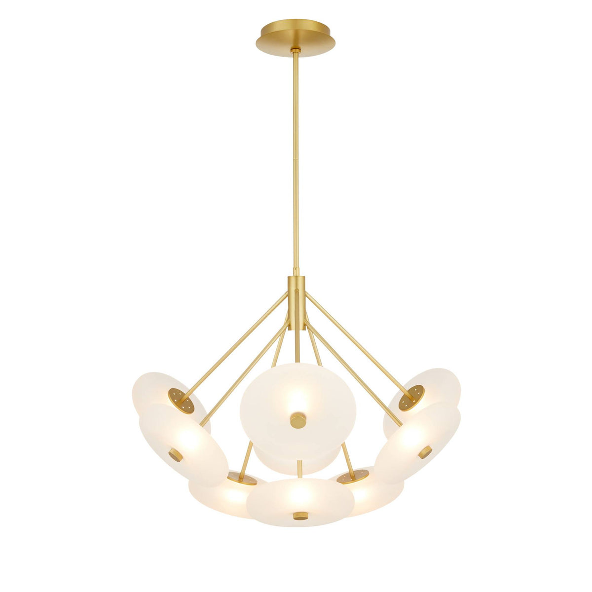 Sculptural Helios Chandelier