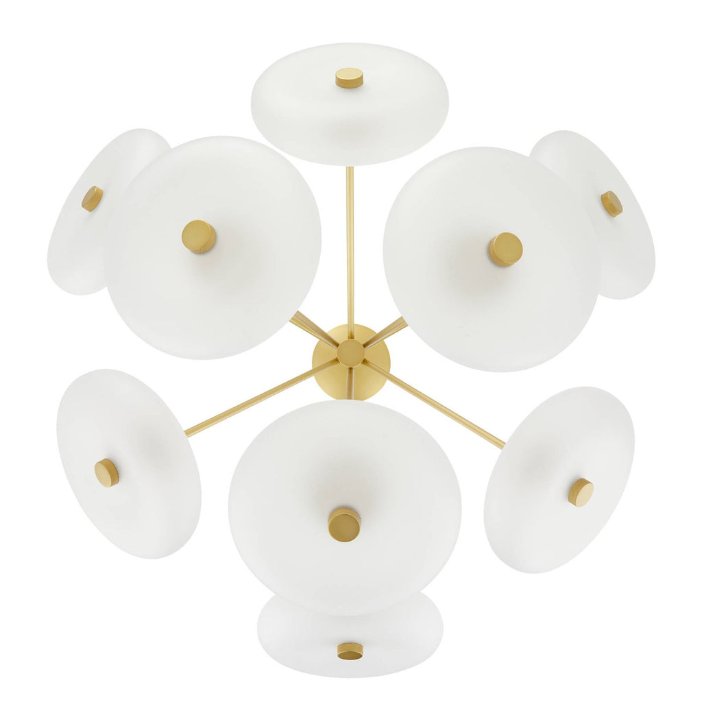 Sculptural Helios Chandelier