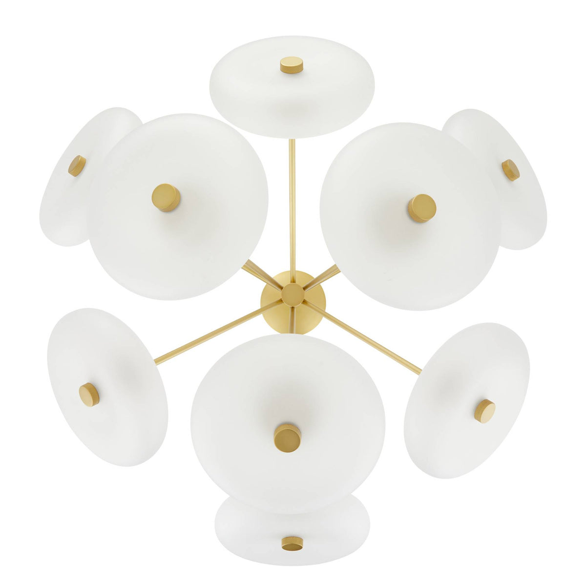 Sculptural Helios Chandelier