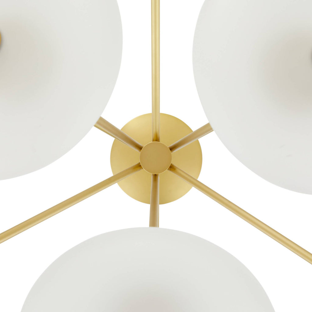 Sculptural Helios Chandelier