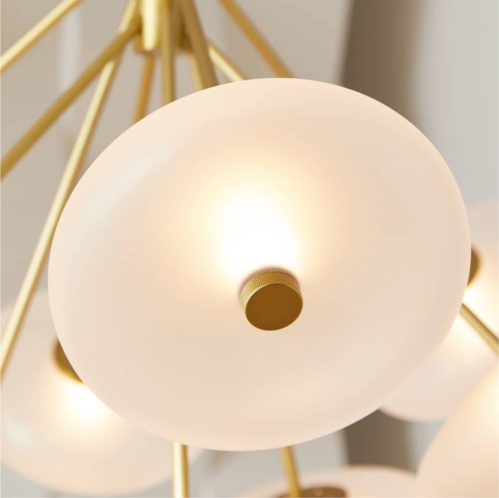 Sculptural Helios Chandelier