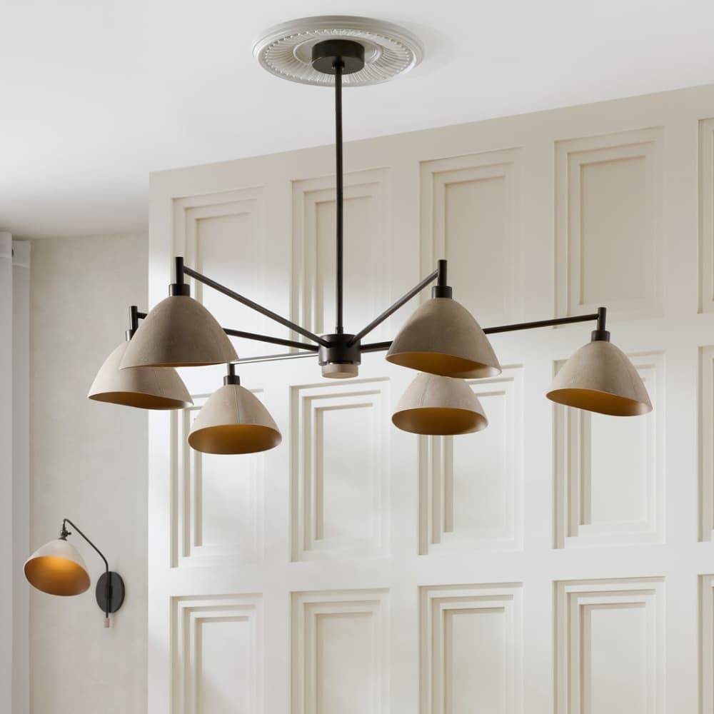 Sculptural Inlet Chandelier