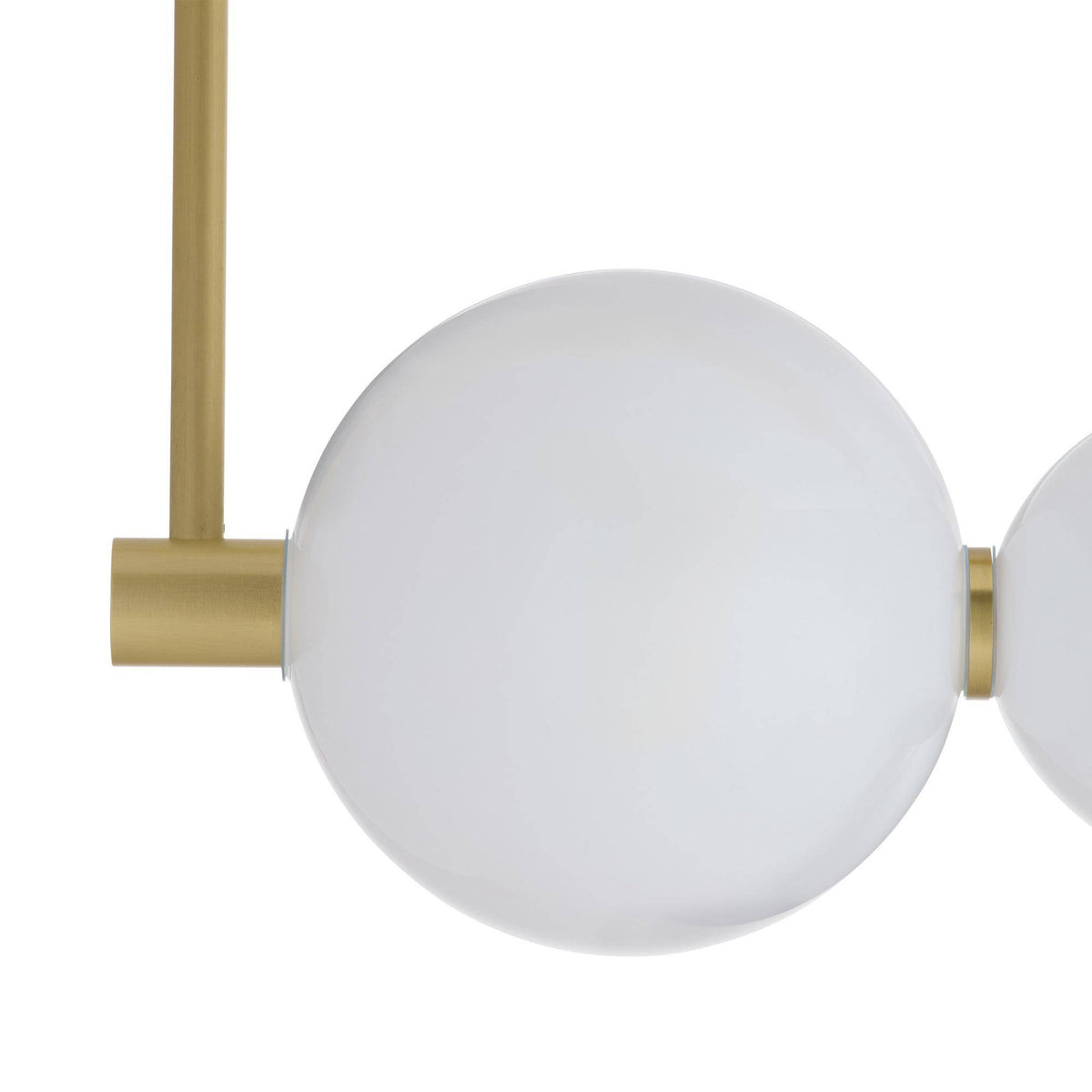 Sculptural Raphael Linear Chandelier – White