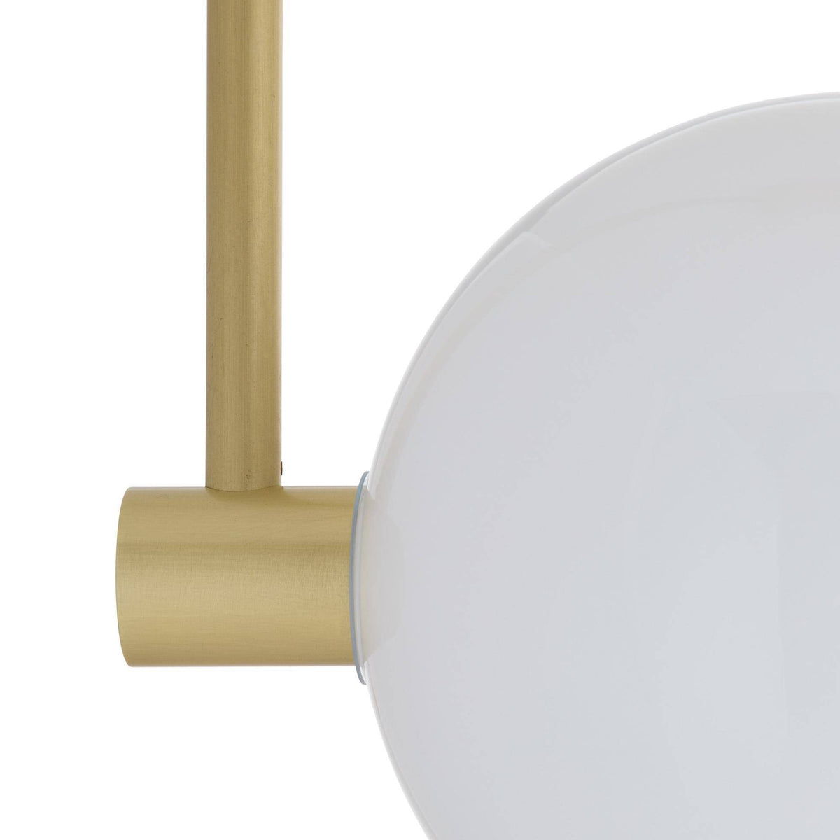 Sculptural Raphael Linear Chandelier – White