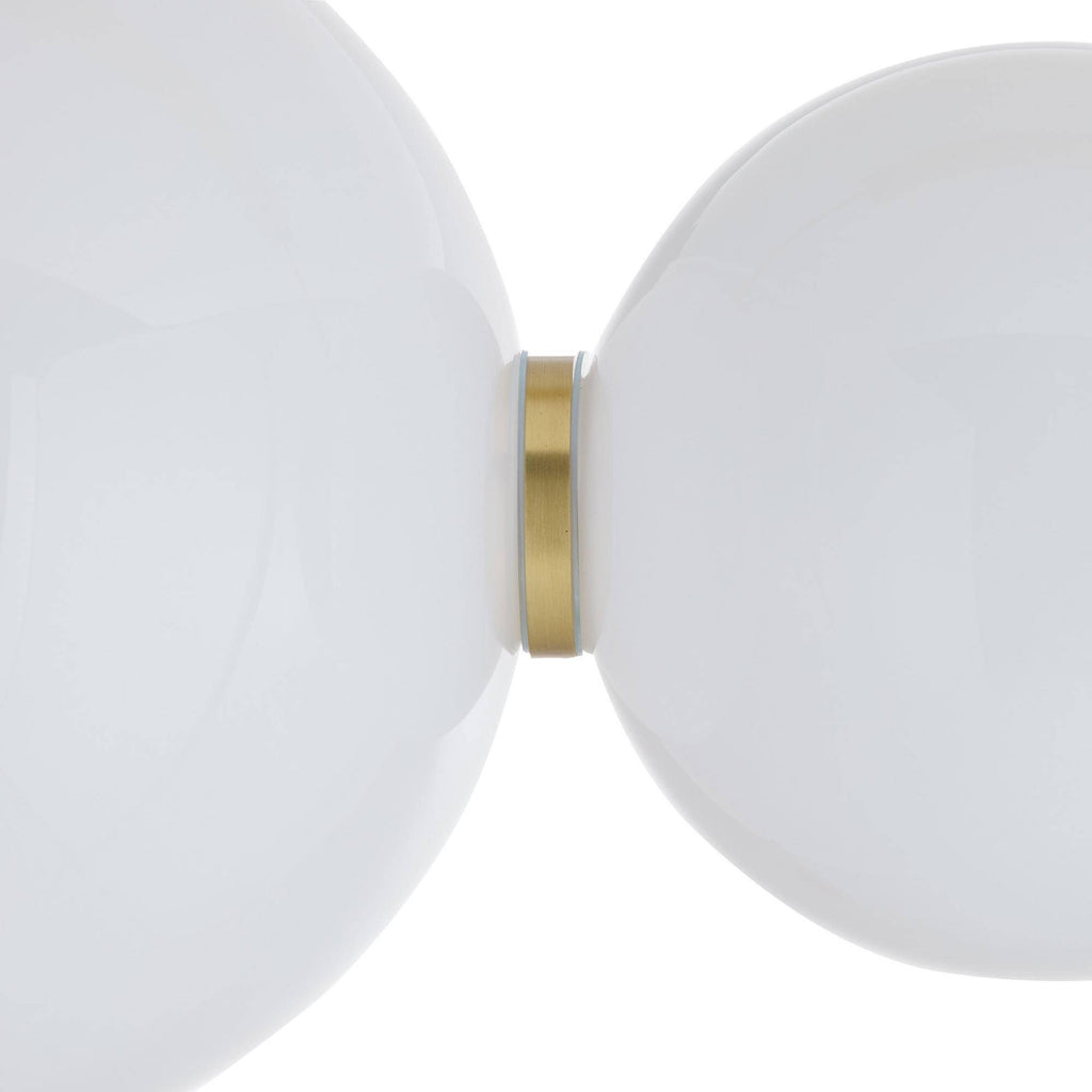 Sculptural Raphael Linear Chandelier – White