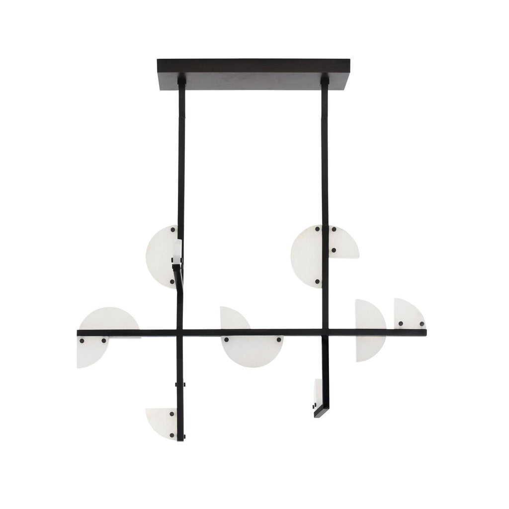 Signature Nova Alabaster Linear Chandelier