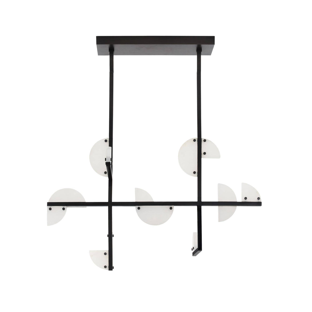 Signature Nova Alabaster Linear Chandelier