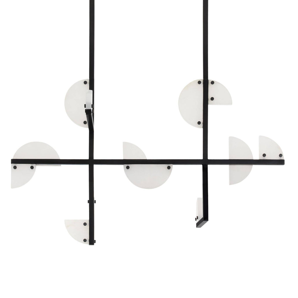 Signature Nova Alabaster Linear Chandelier