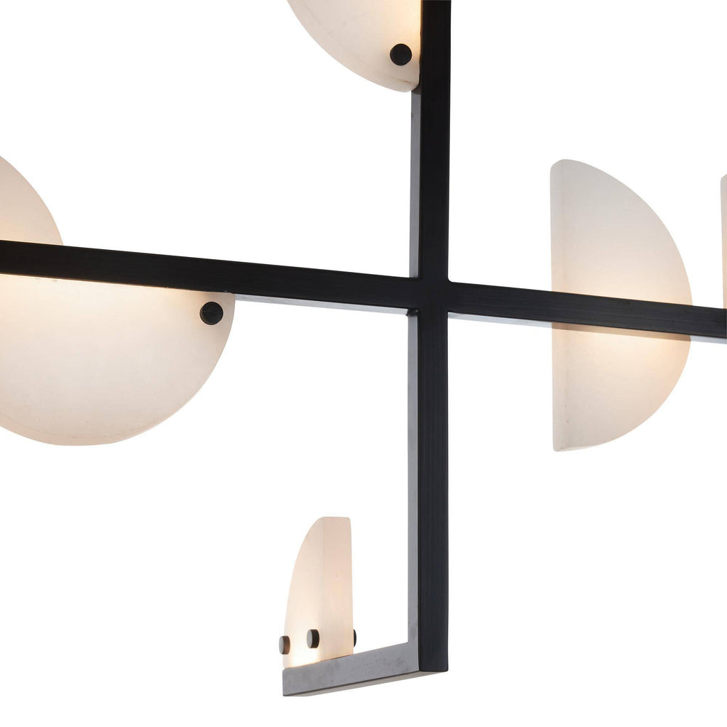 Signature Nova Alabaster Linear Chandelier