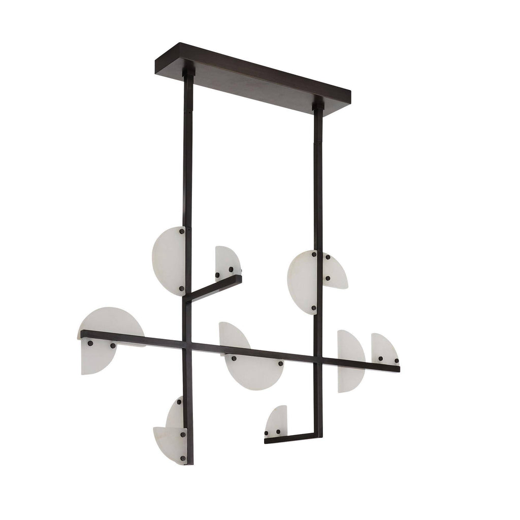 Signature Nova Alabaster Linear Chandelier
