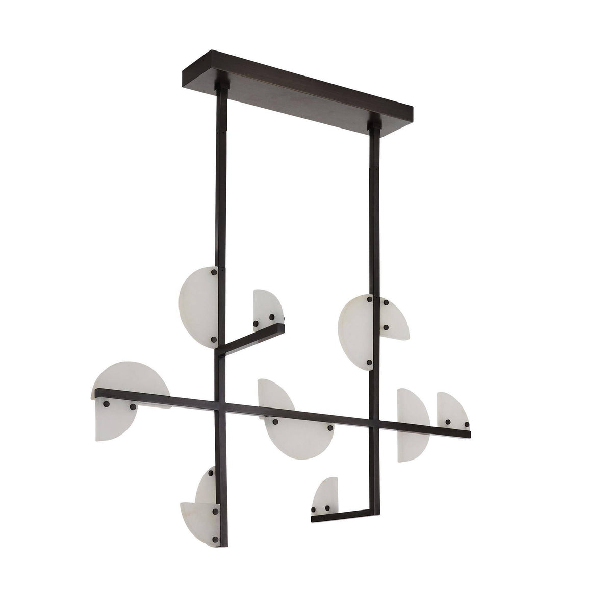 Signature Nova Alabaster Linear Chandelier