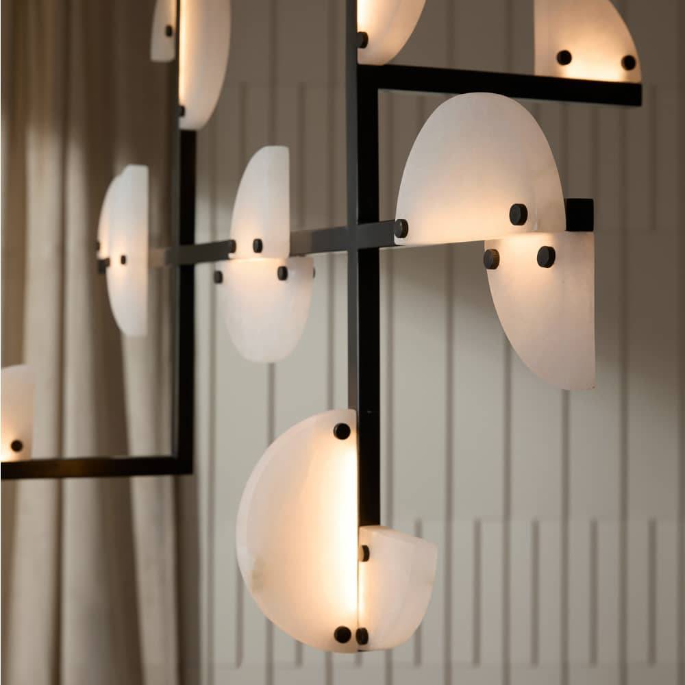 Signature Nova Alabaster Linear Chandelier