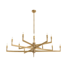 Sculptural Griff Large Chandelier – Gold
