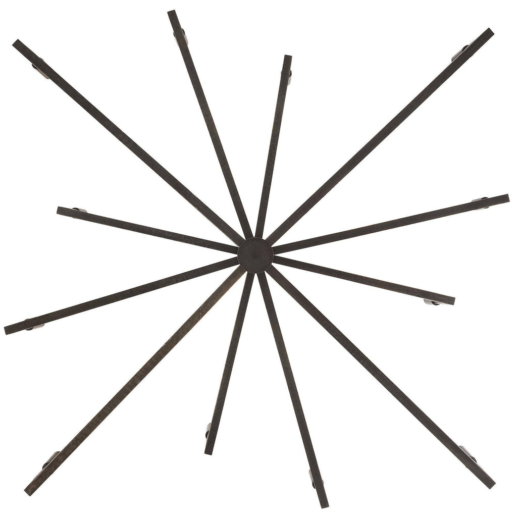 Sculptural Griff Large Chandelier – Black