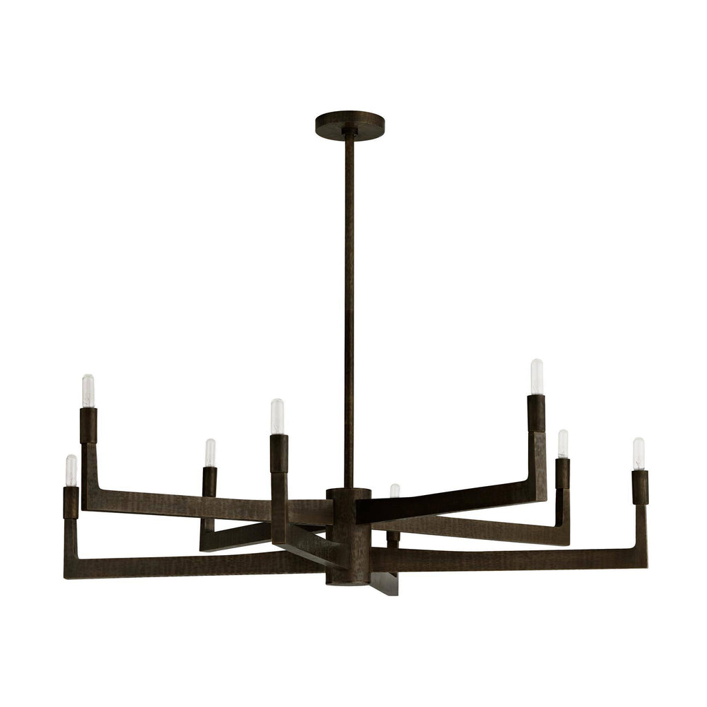 Sculptural Griff Chandelier – Black