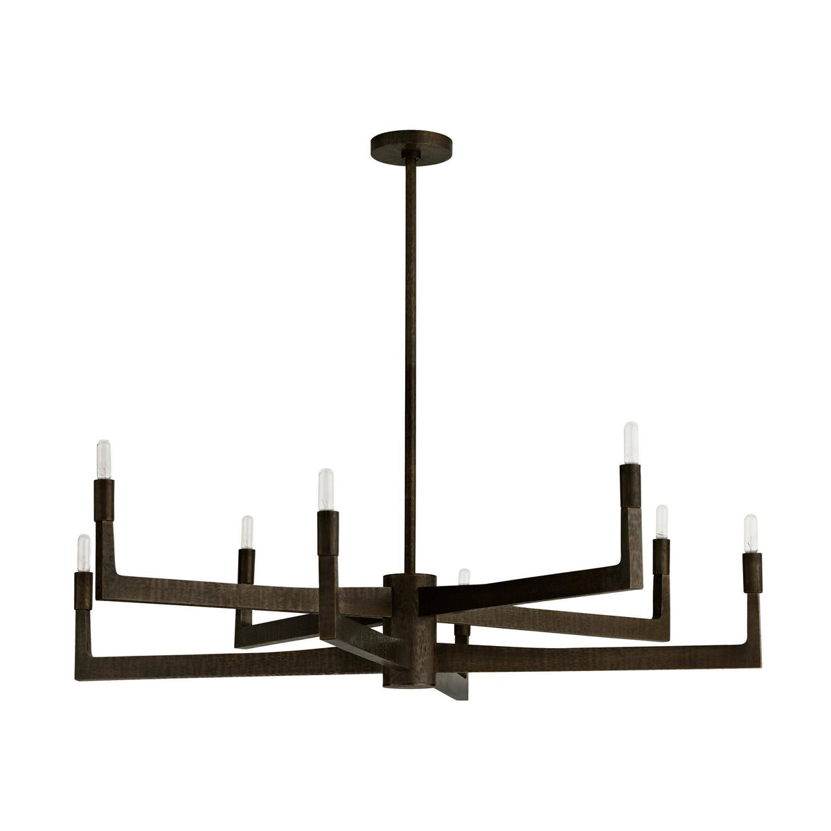 Sculptural Griff Chandelier – Black