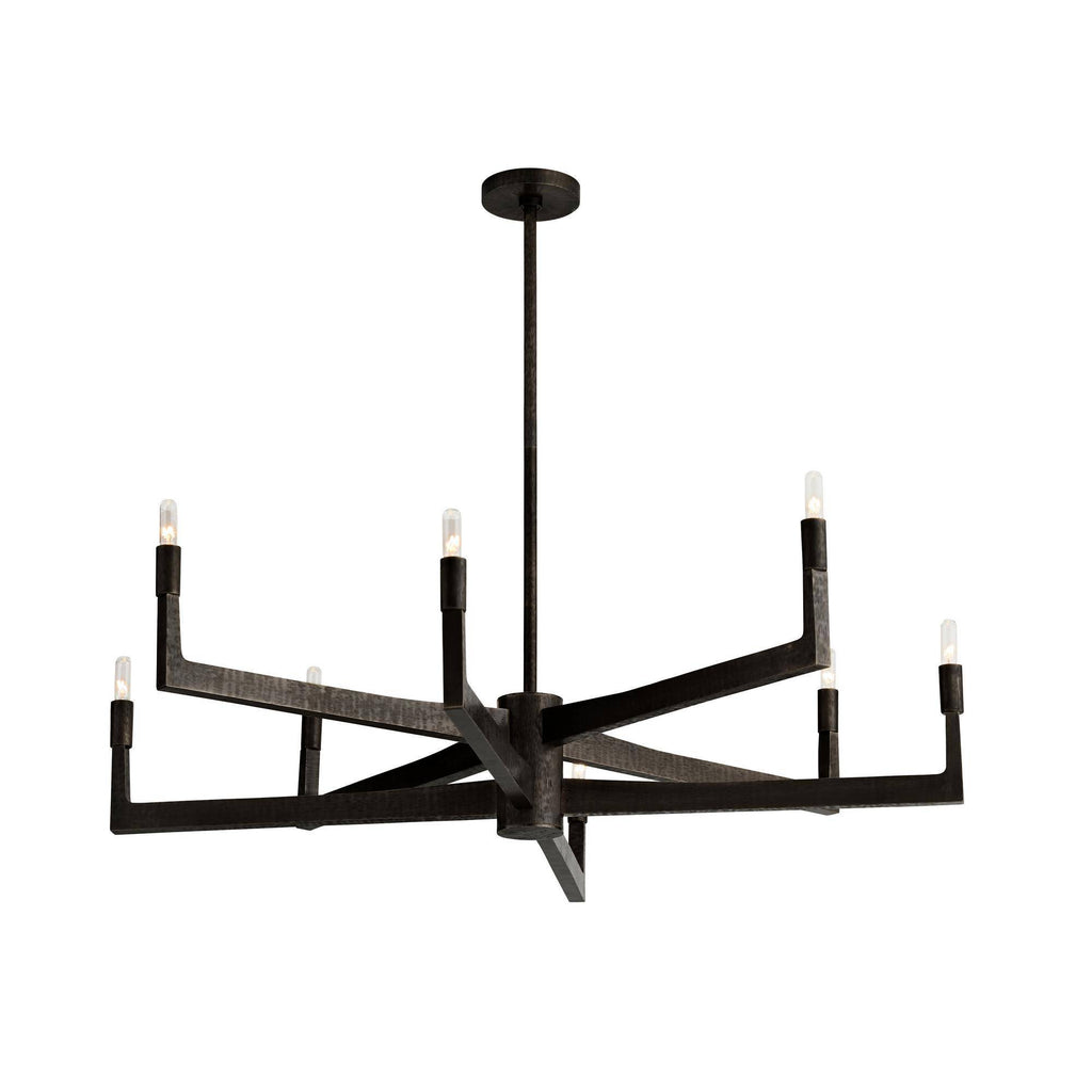 Sculptural Griff Chandelier – Black