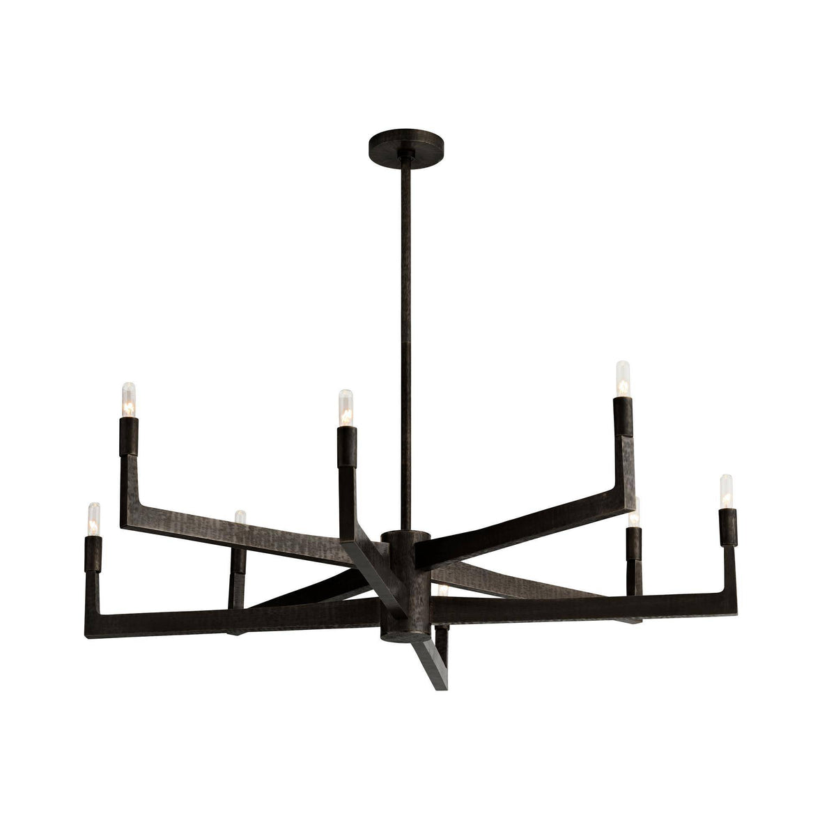 Sculptural Griff Chandelier – Black